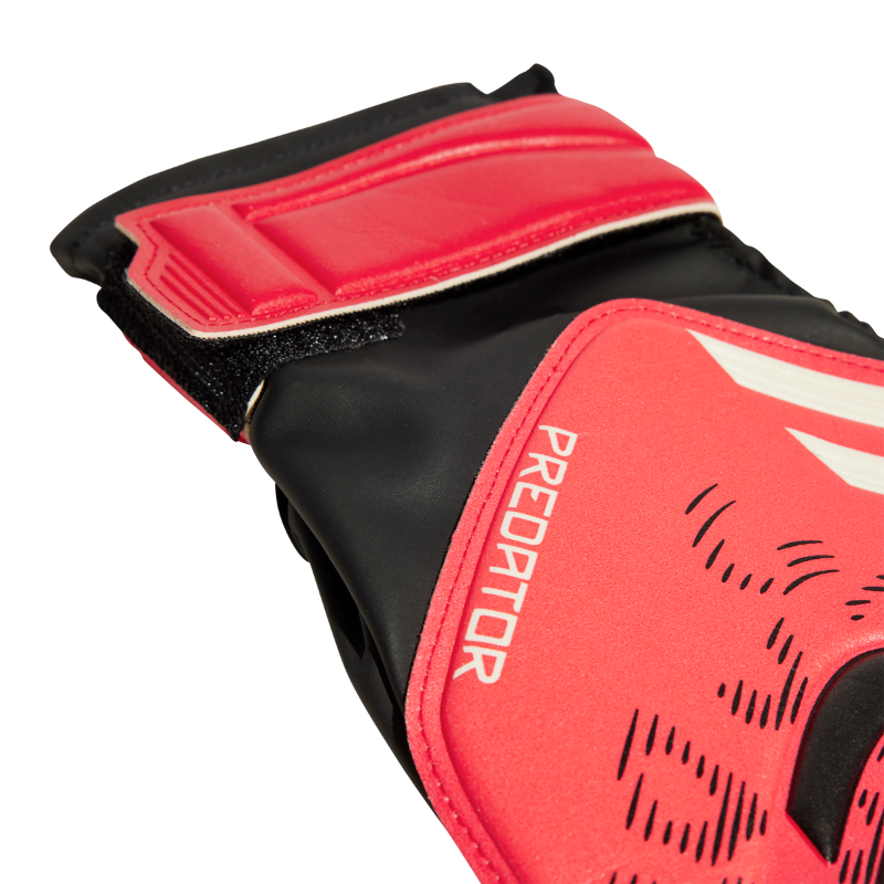 ADIDAS GLOVE SOCCER GOALKEEPER TRAINING PREDATOR LUCID RED/BLACK (SS25)
