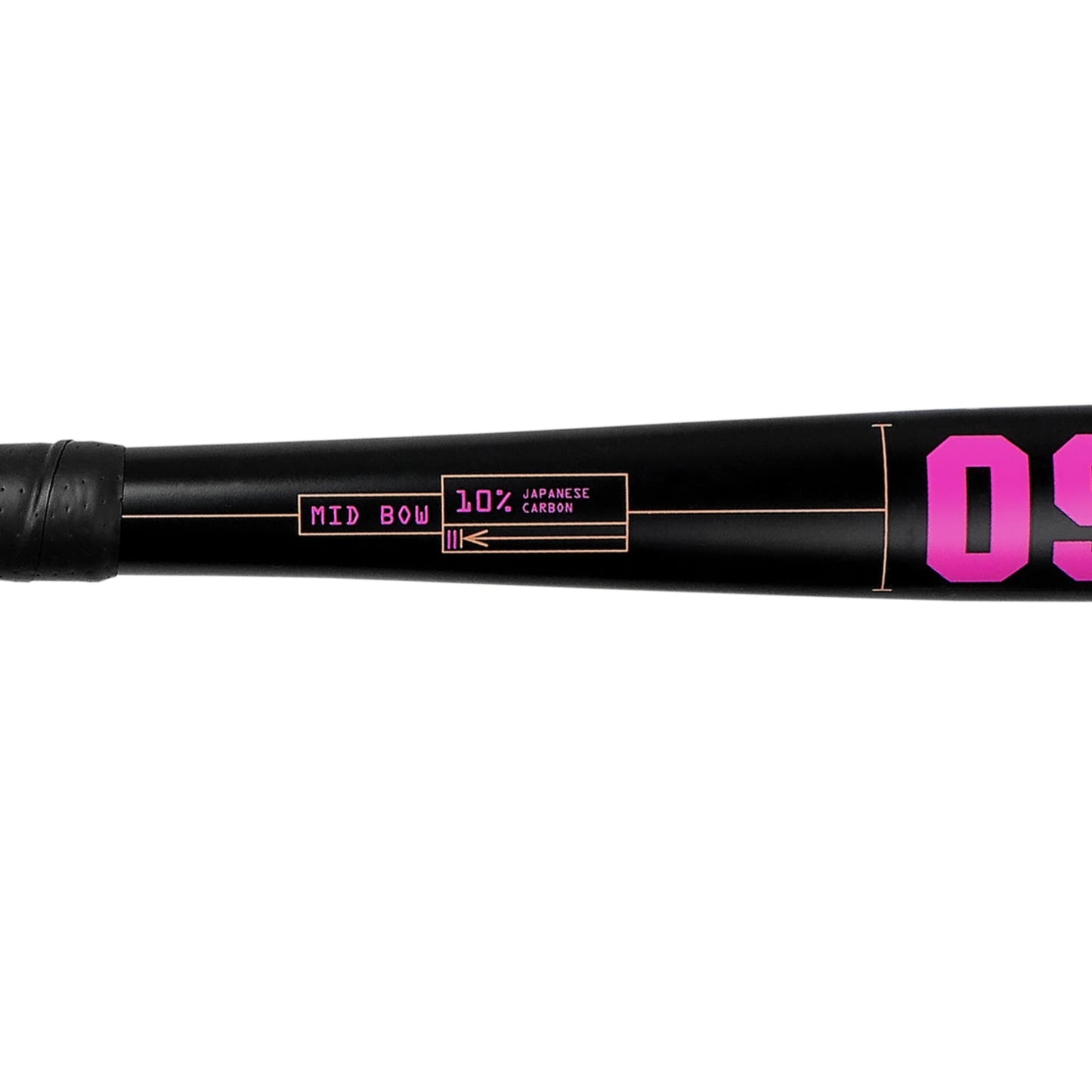 OSAKA HOCKEY STICK MID BOW 10 FANTASTIC PINK TRUE ORANGE 35