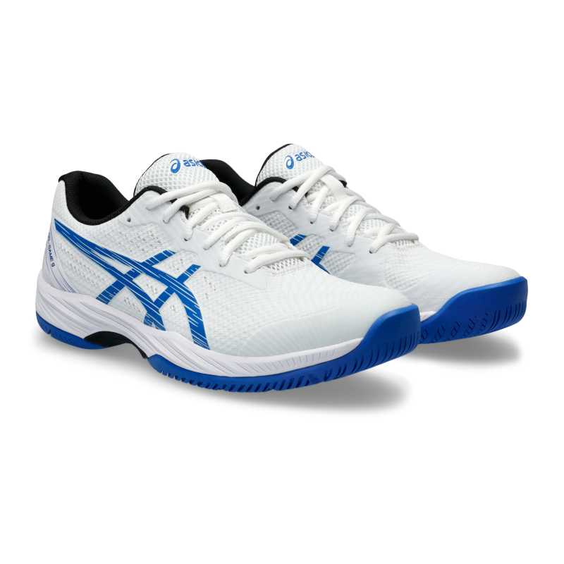 ASICS SHOE G-GAME 9 MN WHITE/TUNA BLUE (SS24)
