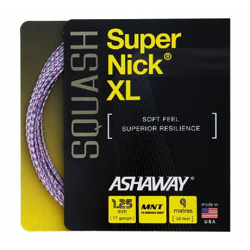 ASHAWAY STRING SQ SUPERNICK XL 17G 1.25MM SET