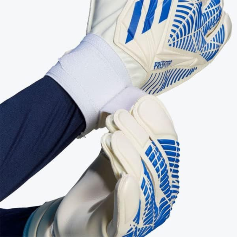 ADIDAS GLOVE SOCCER GOALKEEPER PREDATOR WHT/BLU