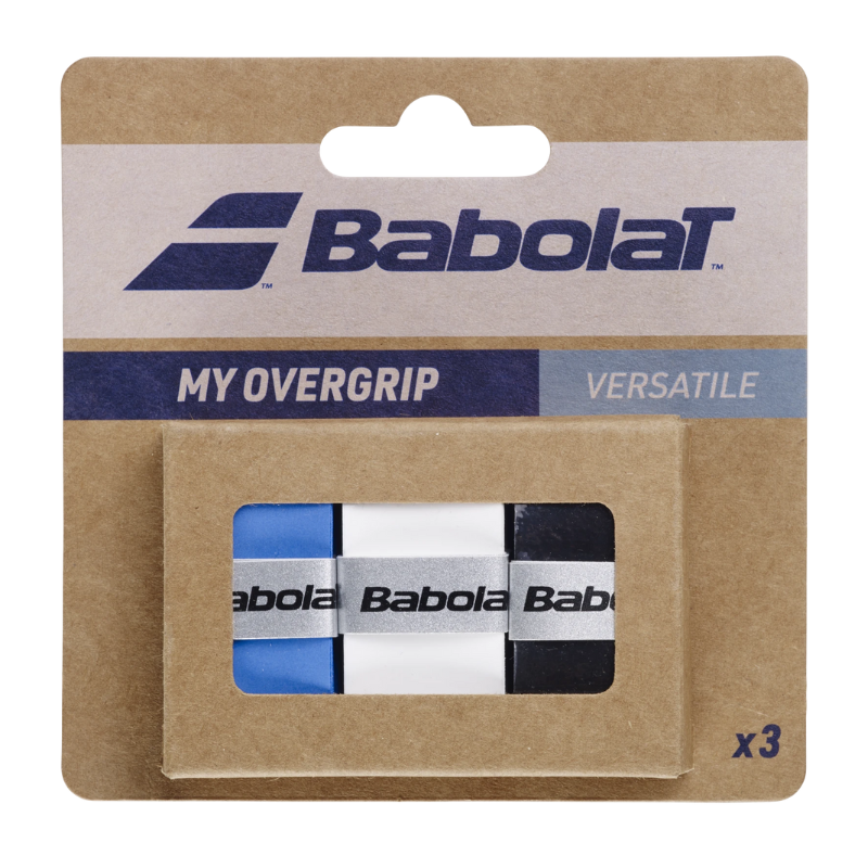 BABOLAT GRIP MY OVERGRIP BLACK/BLUE/WHITE (3)