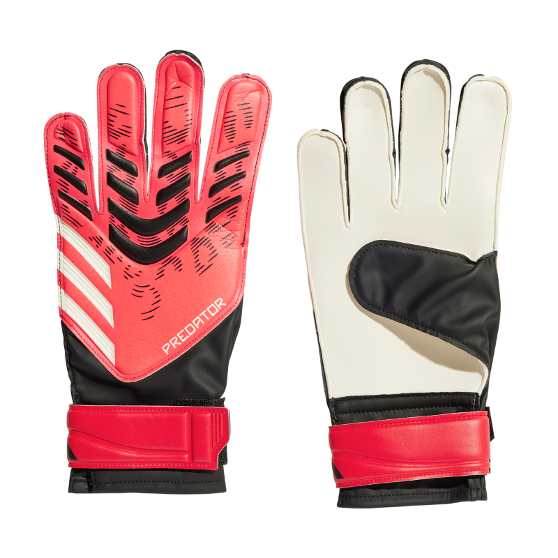 ADIDAS GLOVE SOCCER GOALKEEPER TRAINING PREDATOR LUCID RED/BLACK (SS25)