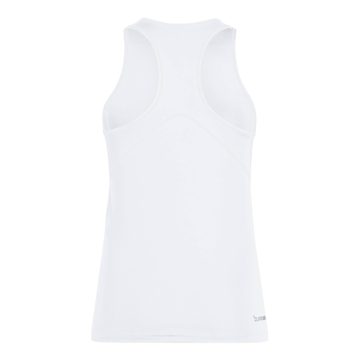 White Adidas tank top on a white background