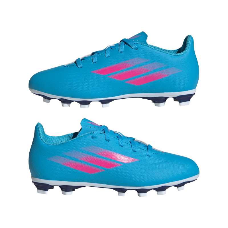 ADIDAS BOOT KID X SPEEDFLOW.4 FXG BLU/PNK (SS22)