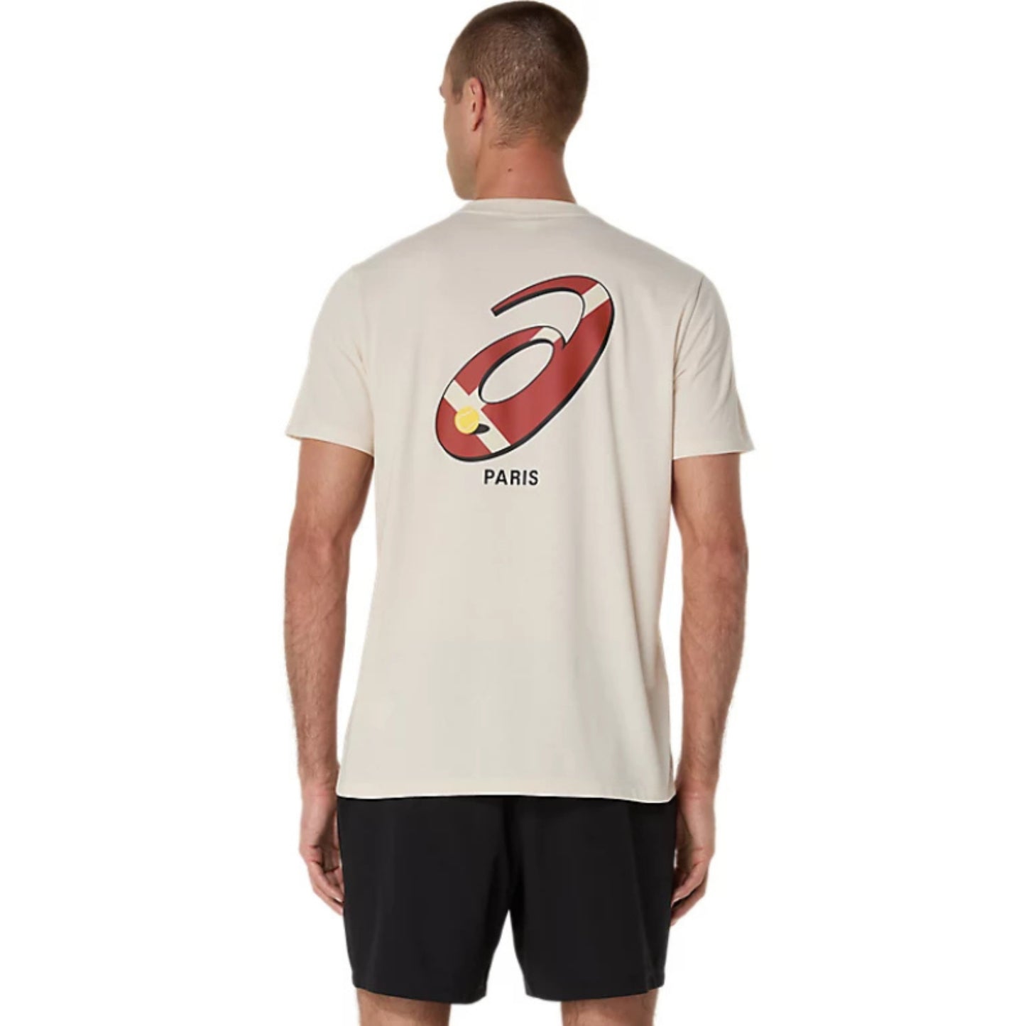 ASICS SHIRT TEE COURT GRAPHIC MN BIRCH (SS25)