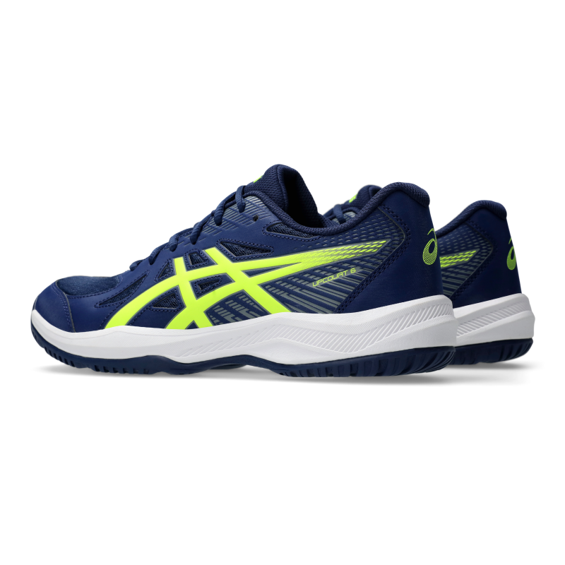 ASICS SHOE UPCOURT 6 MN BLUE/SAFETY YELLOW (AW24)
