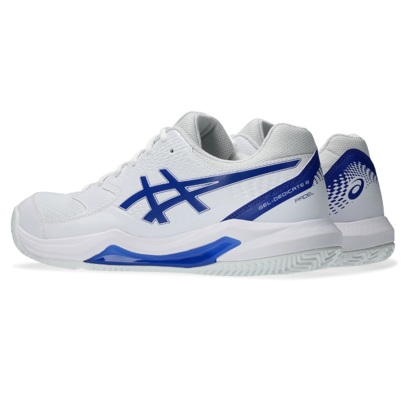 ASICS SHOE G-DEDICATE 8 PADEL MN WHITE/DARK COBALT (AW25)