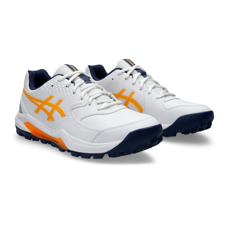 ASICS SHOE HOCKEY G-LETHAL FIELD 2 MN WHITE/STADIUM ORANGE (AW24)