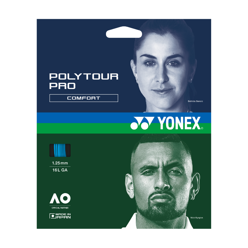 YONEX STRING POLYTOUR PRO 1.25MM 16G BLU SET