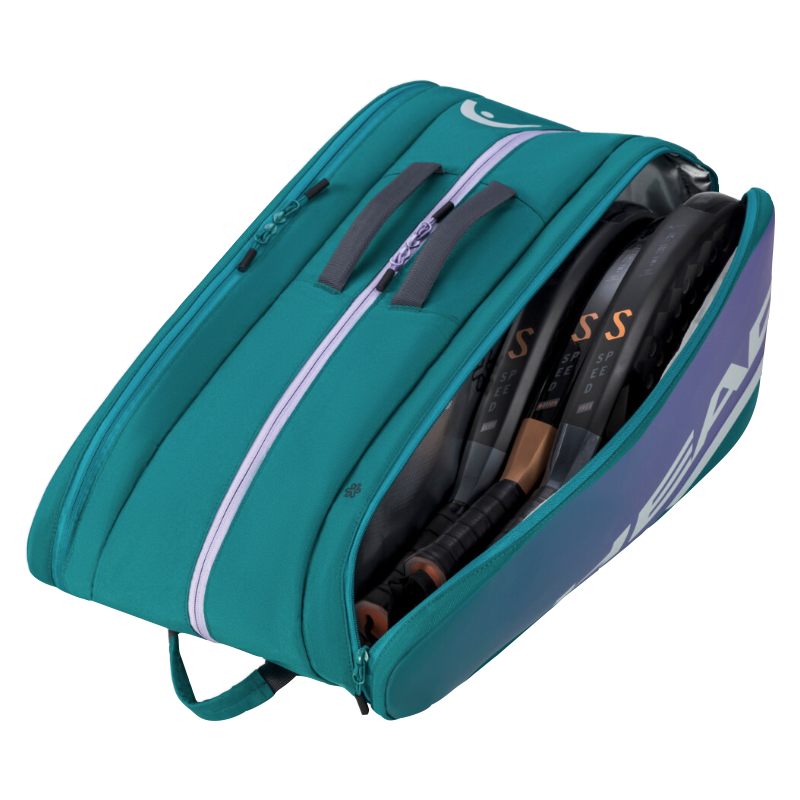 HEAD BAG PADEL TOUR LARGE TURQUOISE/PURPLE