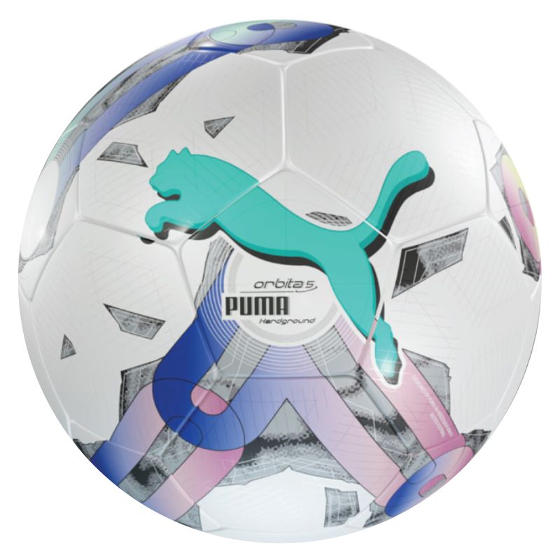 PUMA BALL SOCCER HARDGROUND ORBITA 5 TB FIFA QUALITY WHITE/MULTI (SS24)