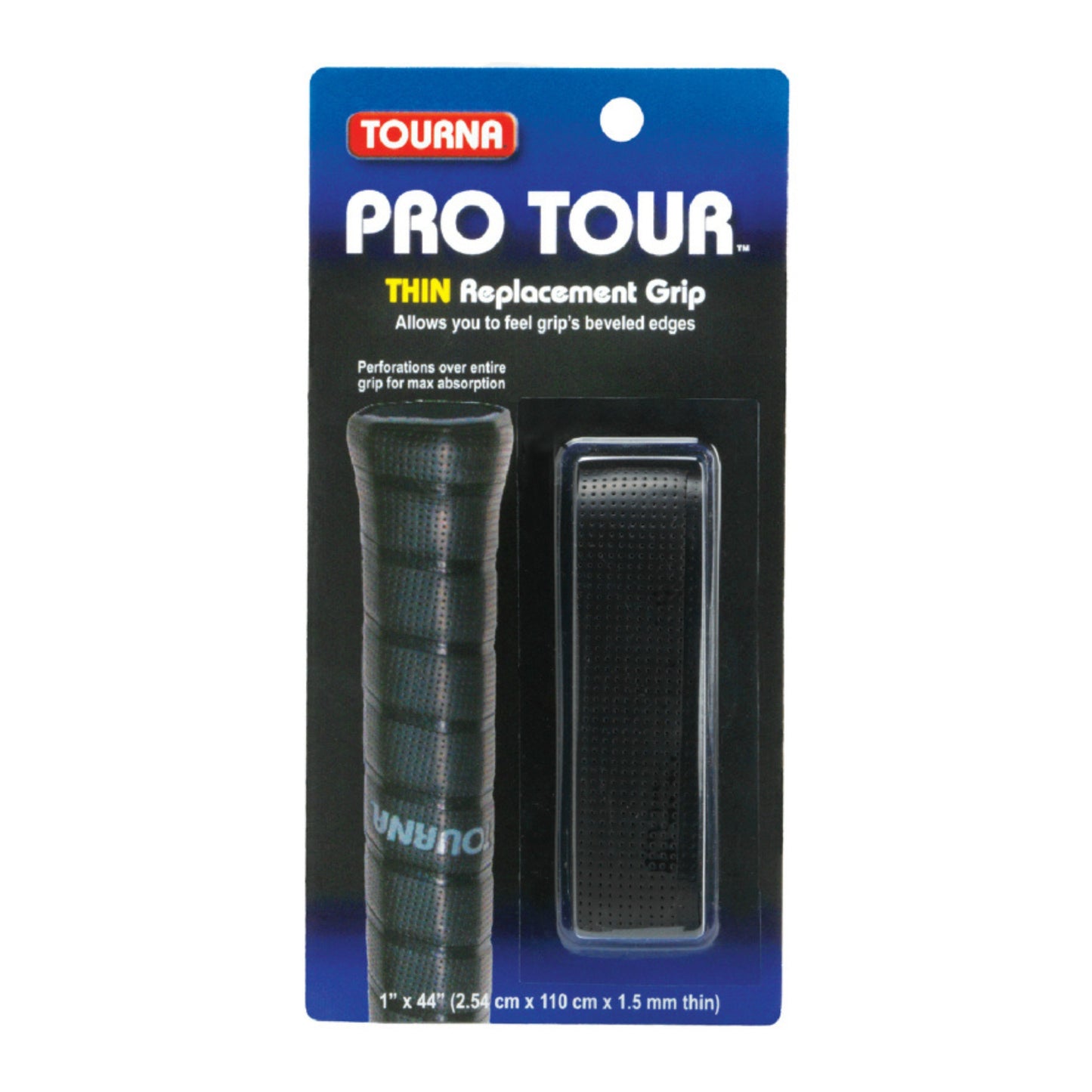 TOURNA GRIP REPLACEMENT PRO TOUR 1.5MM BLK