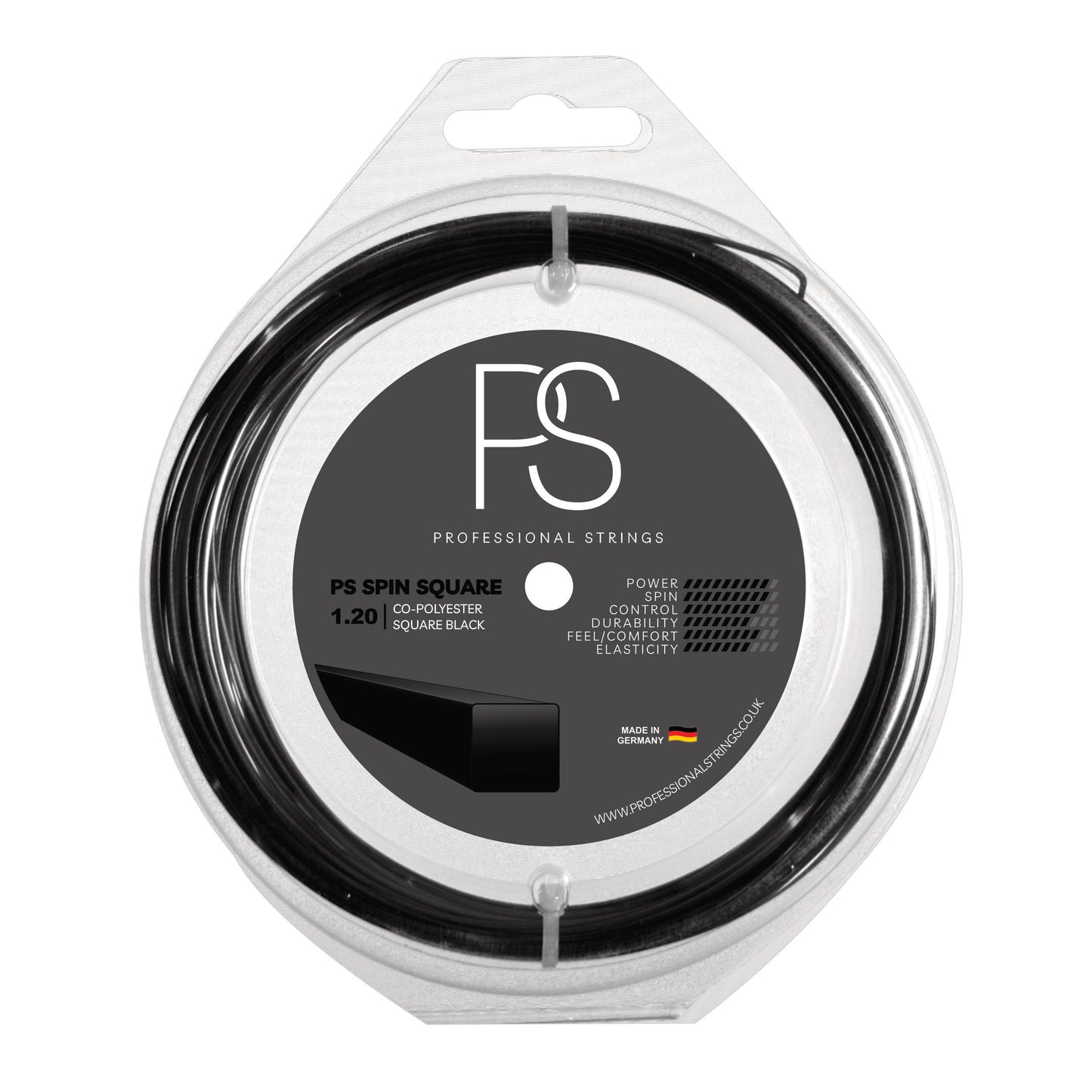 PRO STRING SPIN SQUARE BLACK 1.20MM SET