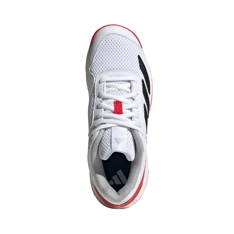 ADIDAS SHOE COURTFLASH KID CLOUD WHITE/LUCID RED (SS25)