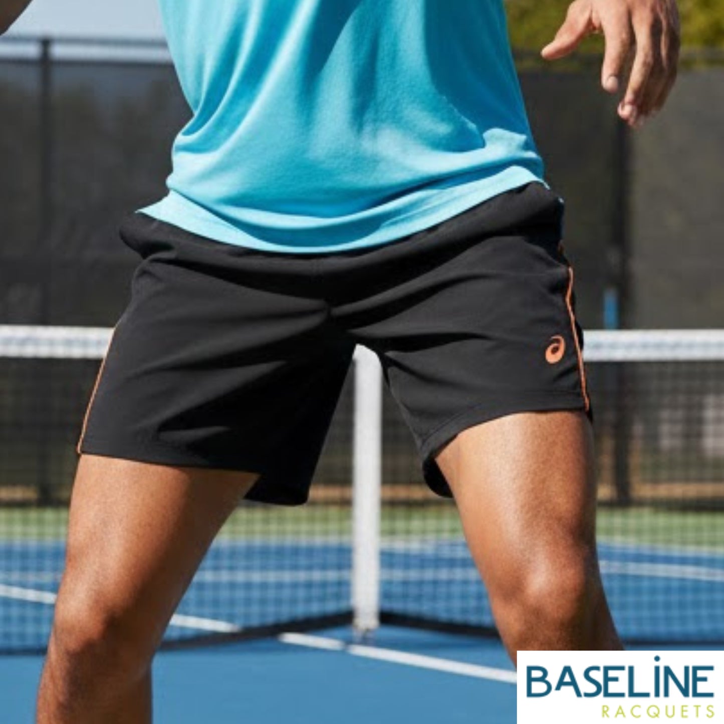 ASICS SHORT PADEL COURT 7INCH MN BLACK/DARK COBALT (AW25)