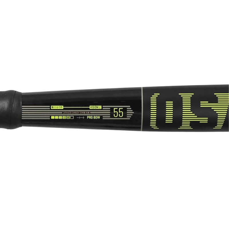 OSAKA HOCKEY STICK VISION 55 PRO BOW BLACK/YELLOW 37.5