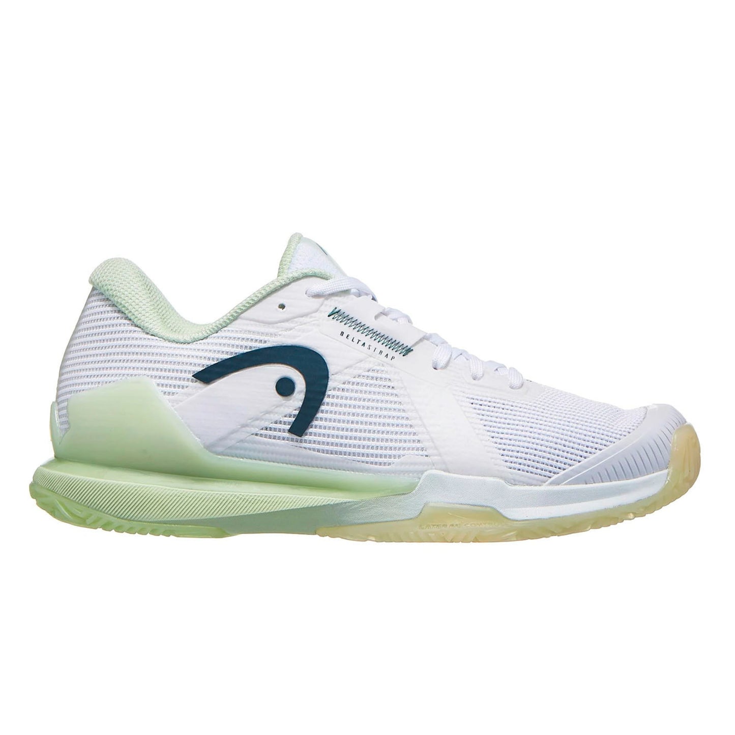 HEAD SHOE SPRINT PRO 4.0 PADEL WN WHITE/LIGHT GREEN (AW25)