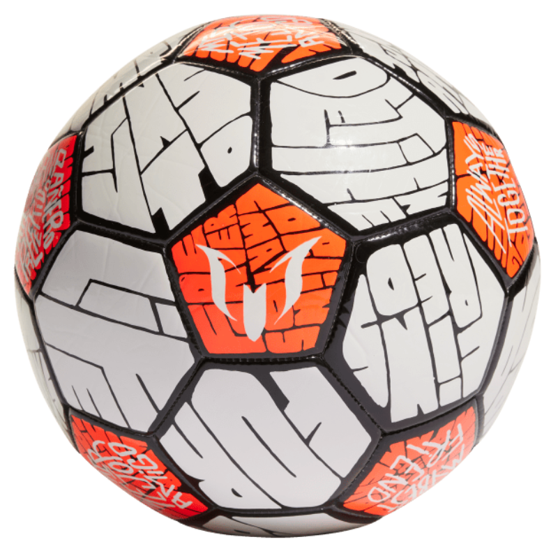 ADIDAS BALL SOCCER CLUB MESSI WHT/ORG (AW22)