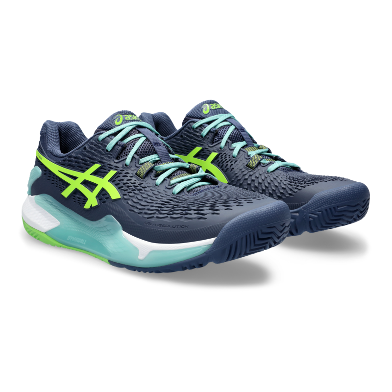 ASICS SHOE G-RESOLUTION 9 PADEL MN THUNDER BLU/ELECTRIC LIME (SS24) (TBD)