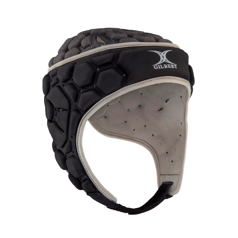 GILBERT HEADGUARD RUGBY FALCON 200 JNR BLK/SLV