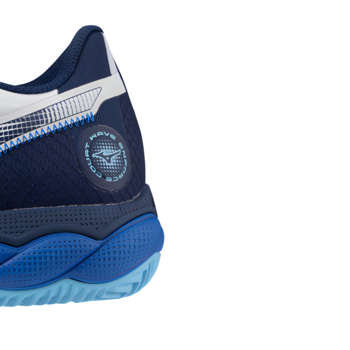 MIZUNO SHOE WAVE ENFORCE COURT WHITE/ESTATE BLUE (AW24)
