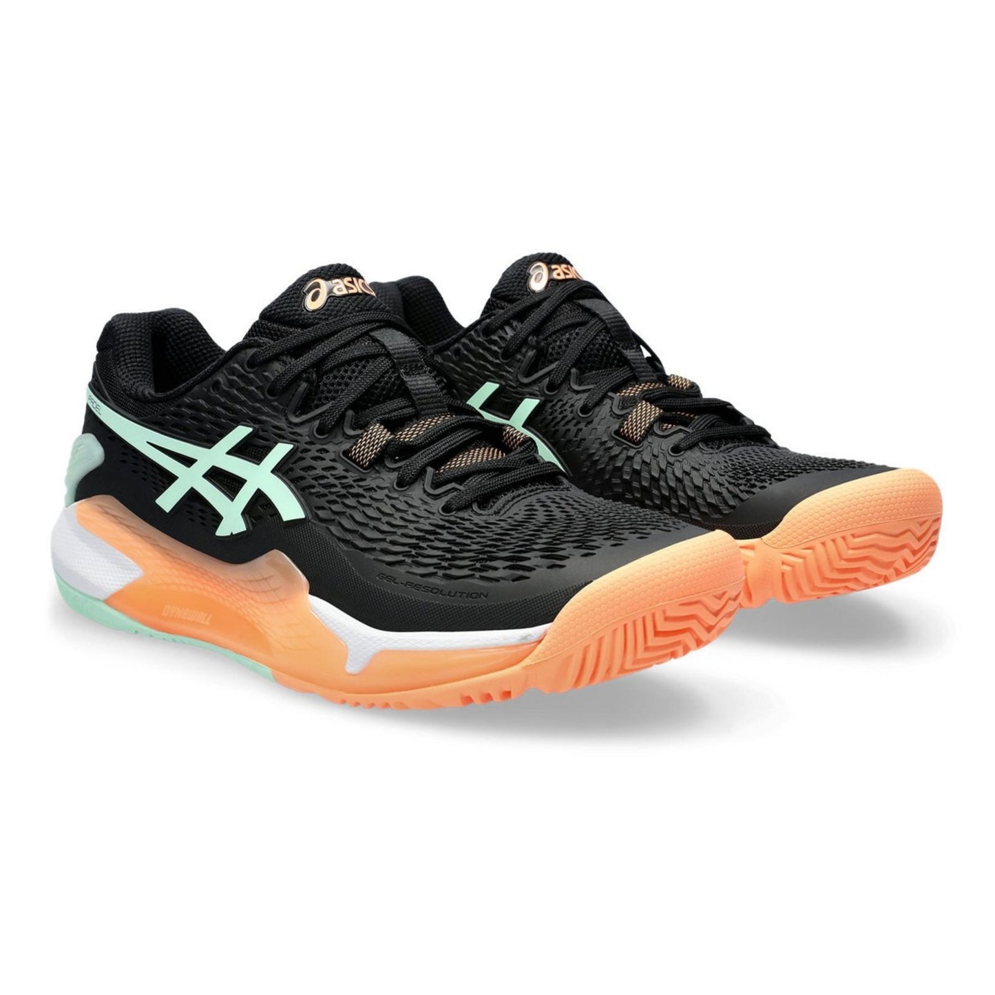 ASICS SHOE G-RESOLUTION 9 PADEL WN BLACK/MINT TINT (SS24) (TBD)