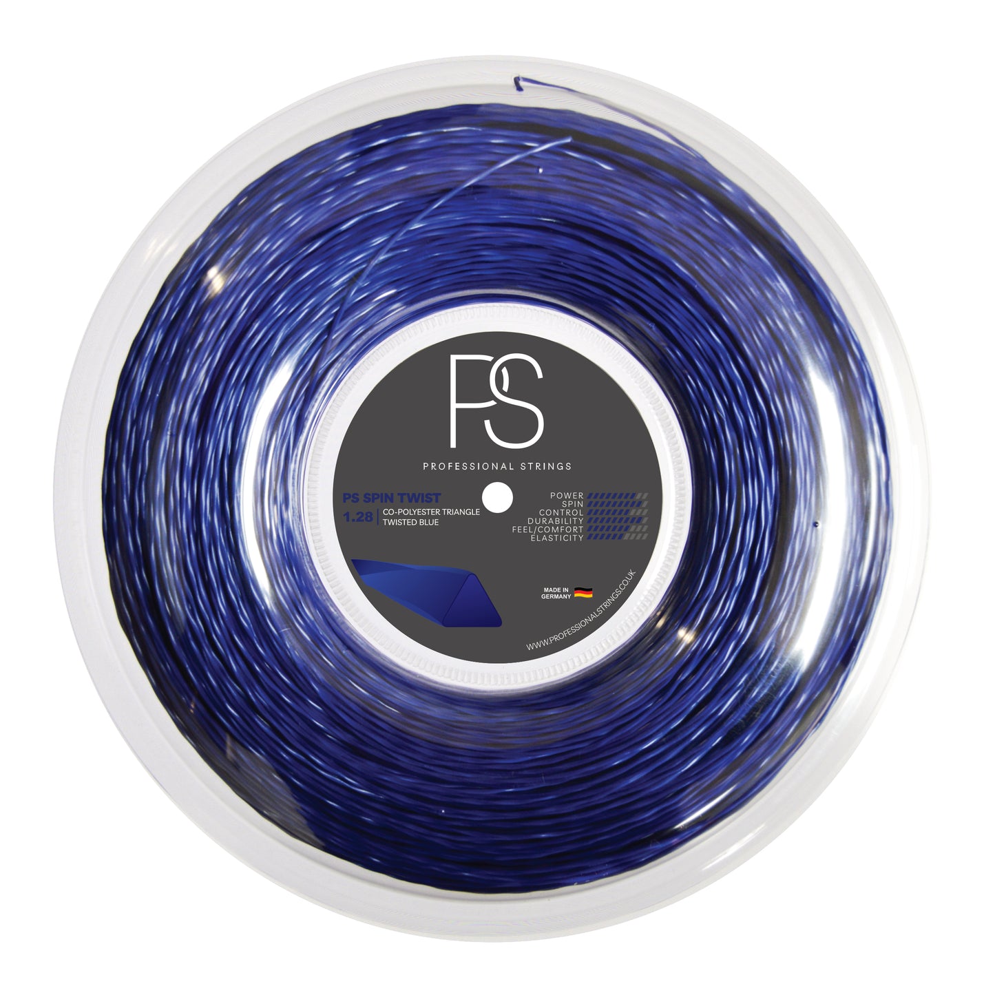 PRO STRING SPIN TWIST TRI BLUE 1.28MM REEL