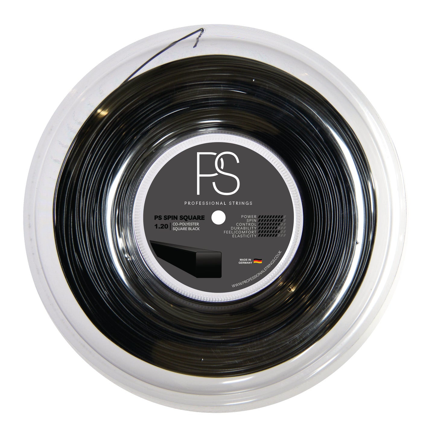 PRO STRING SPIN SQUARE BLACK 1.20MM REEL