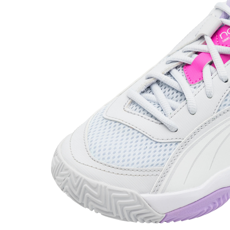 PUMA SHOE NOVA COURT WN SILVER MIST/VIVID VIOLET (SS24)