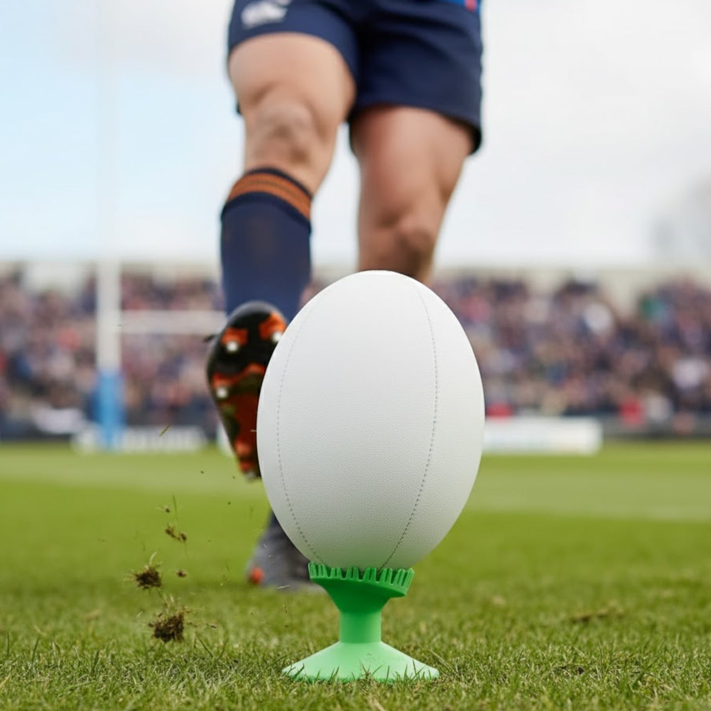 SUPERTEE RUGBY KICKING TEE GREEN 100MM