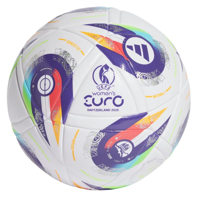 ADIDAS BALL SOCCER EURO25 LEAGUE WHITE/PANTONE/LUCID LEMON (SS25)