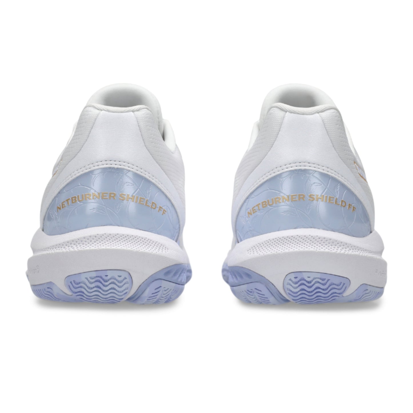 ASICS SHOE NETBURNER SHIELD FF WN WHITE/BLUE FADE (AW25)