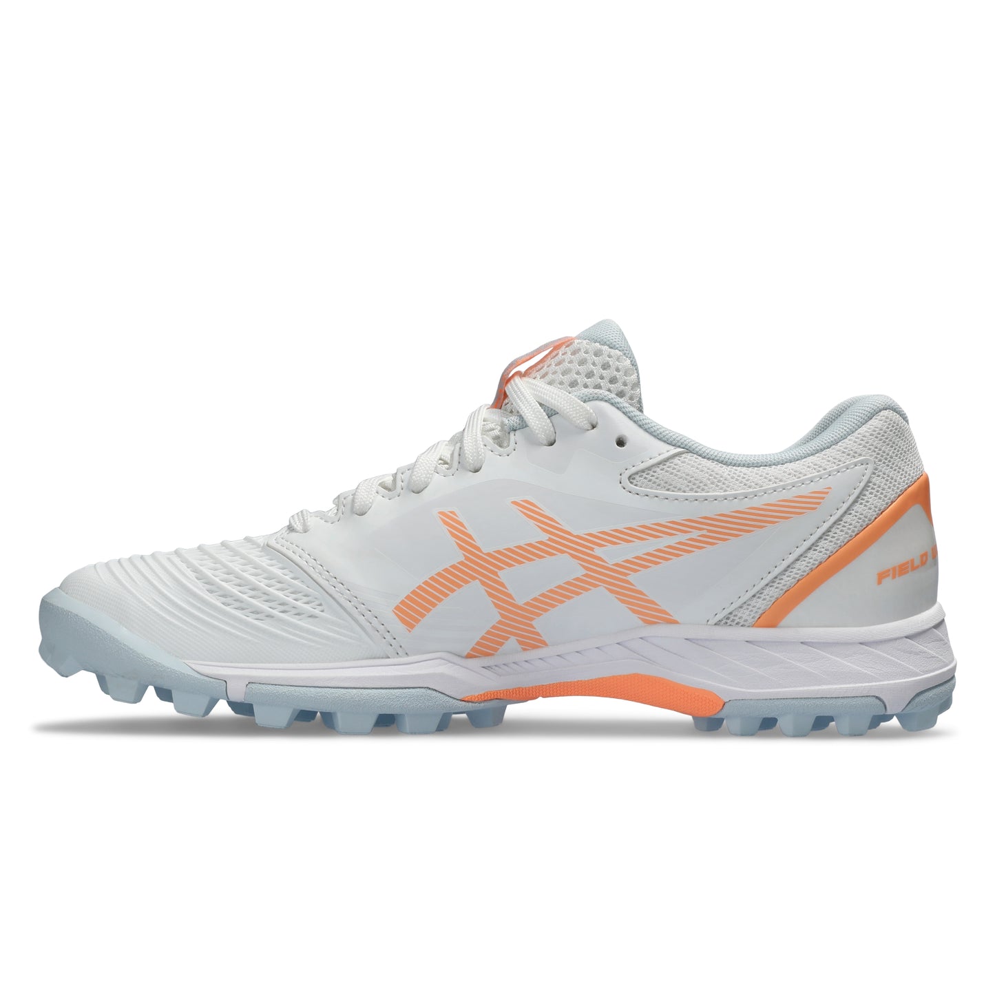 ASICS SHOE HOCKEY FIELD ULTIMATE FF 2 WN WHITE/BRIGHT SUNSTONE (SS25)