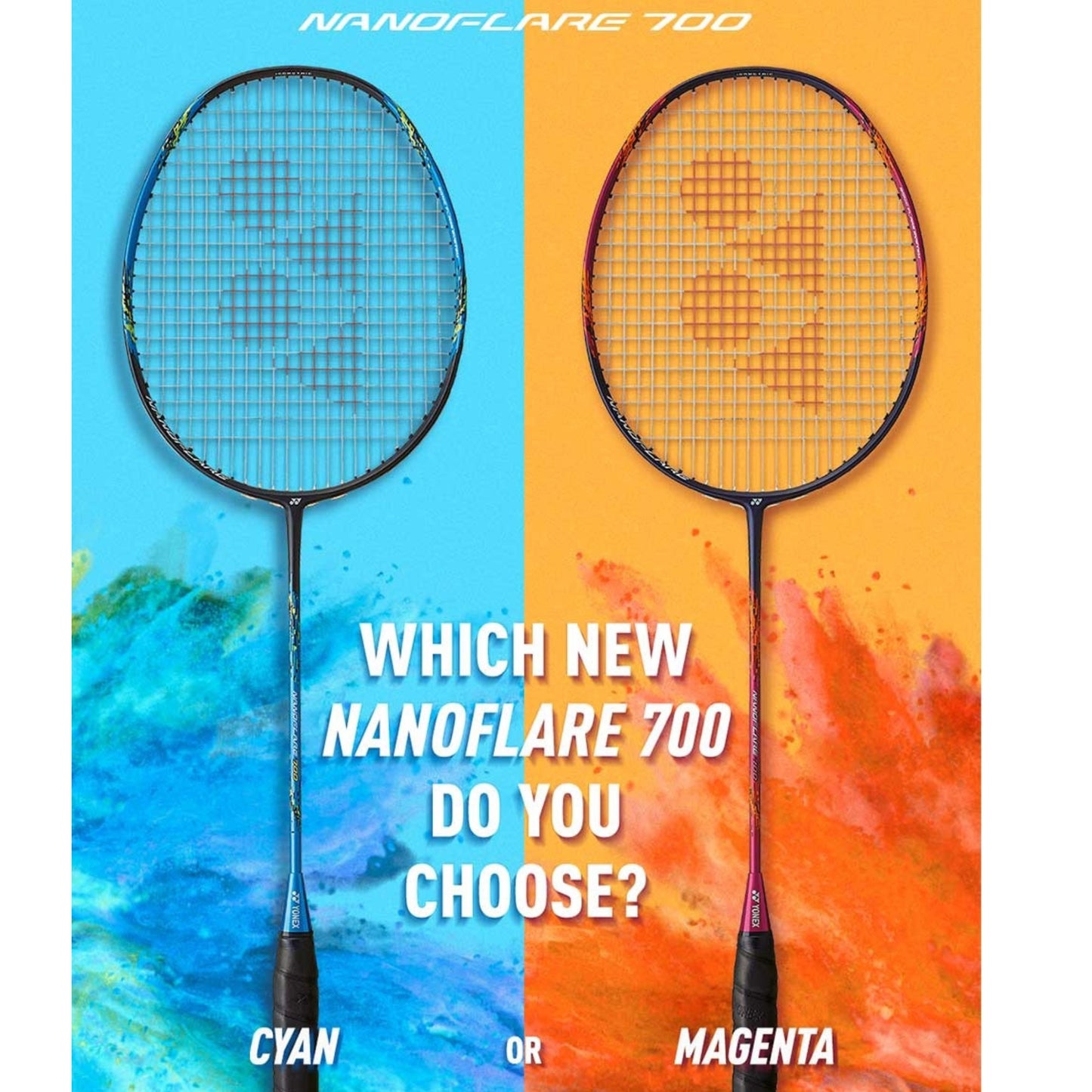 YONEX RACKET BMT NANOFLARE 700 CYAN