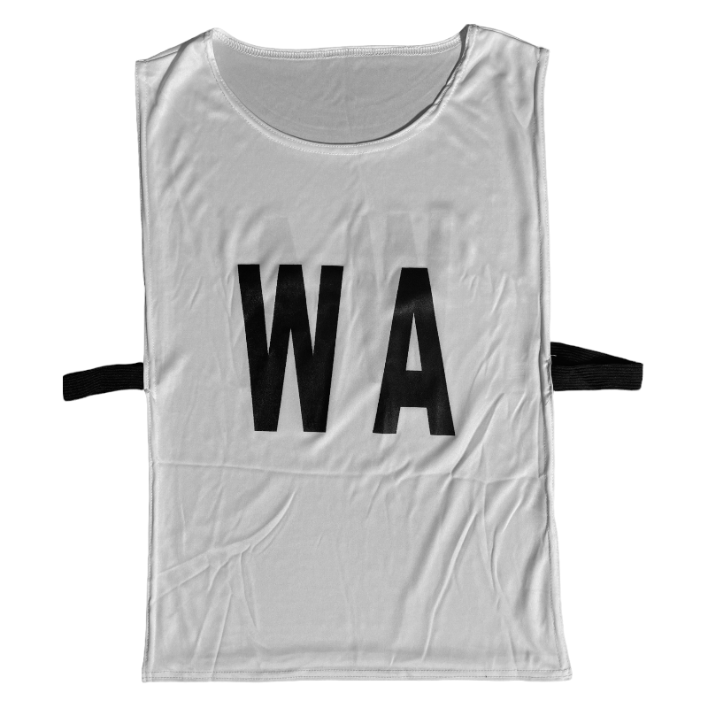 CHS BIB VEST NB C17 2SIDE SNR WHITE HONEYCOMB (7)