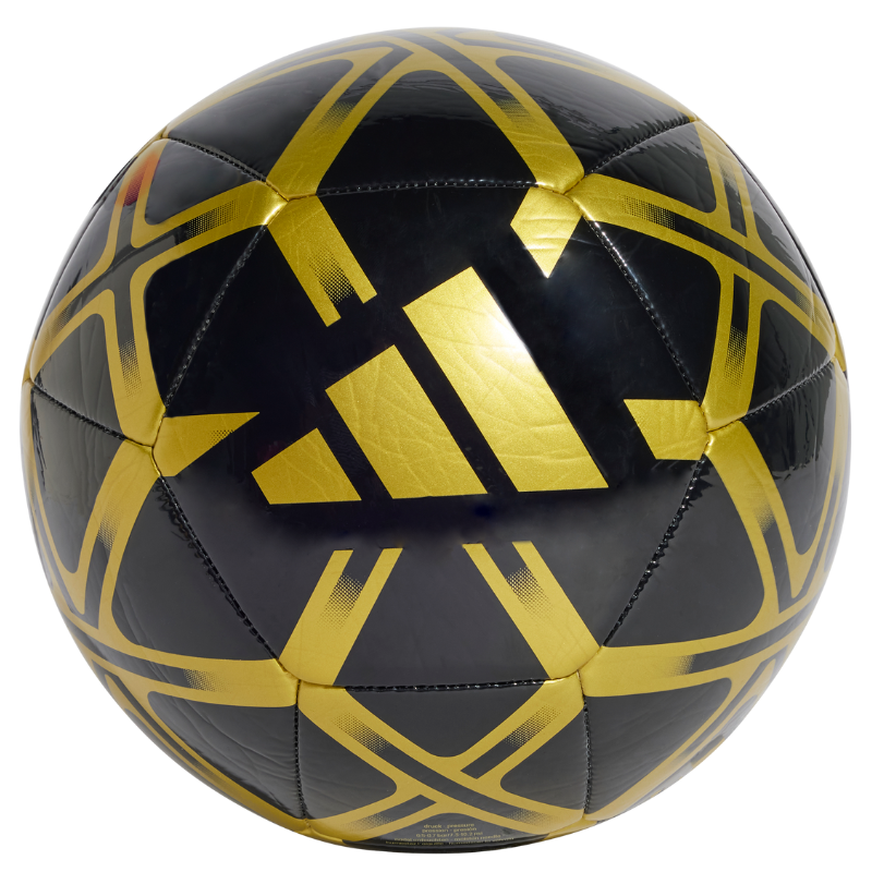 ADIDAS BALL SOCCER STARLANCER CLUB BLACK/GOLD METALLIC (SS25)