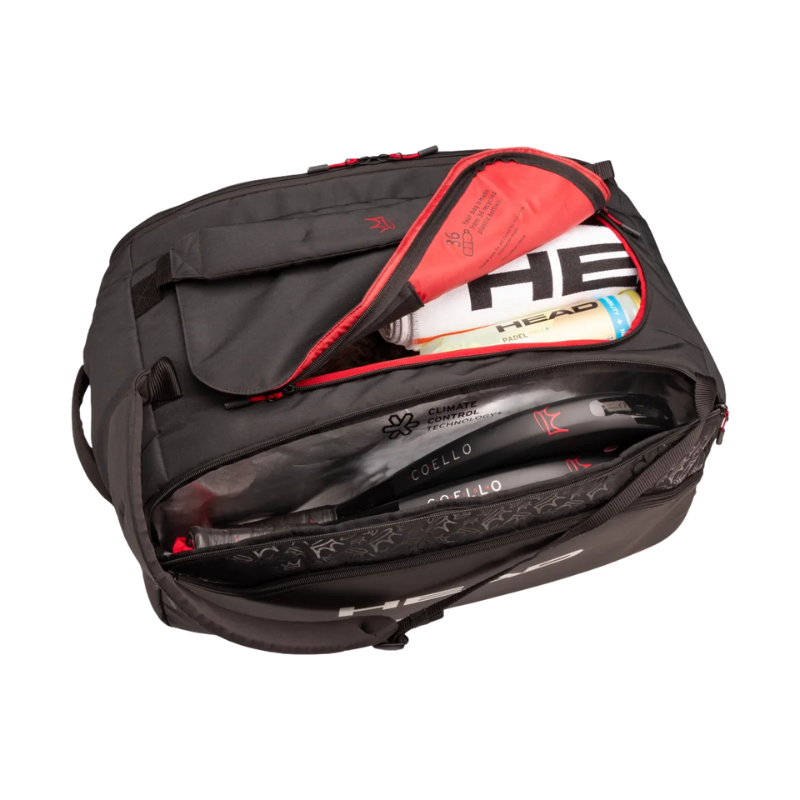 HEAD BAG PADEL DUFFLE COELLO PRO X LARGE BLACK