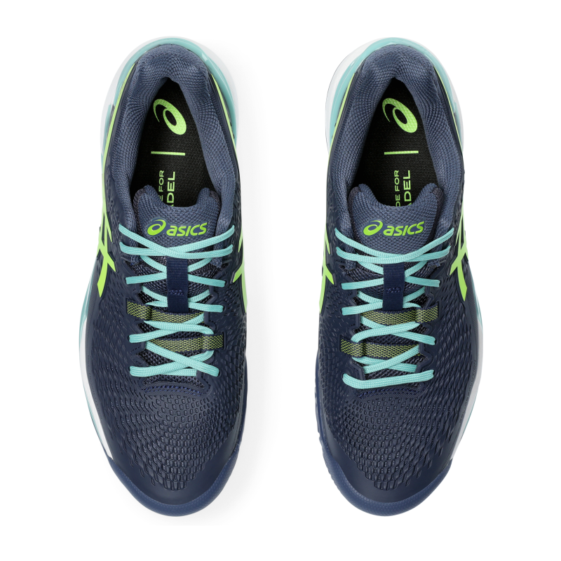 ASICS SHOE G-RESOLUTION 9 PADEL MN THUNDER BLU/ELECTRIC LIME (SS24) (TBD)