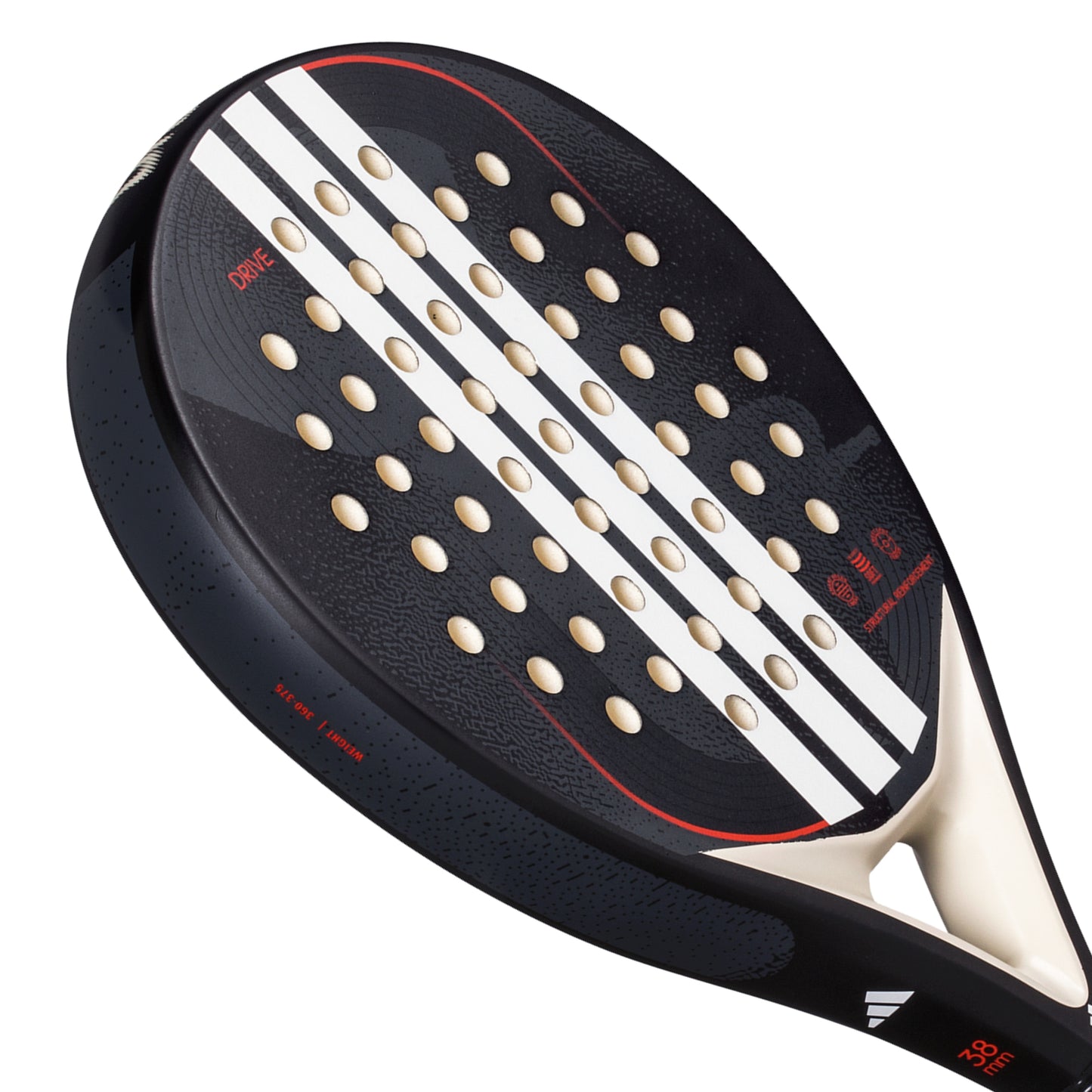 ADIDAS PADEL DRIVE BLACK 3.4 370G