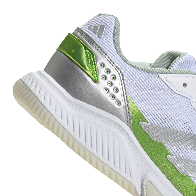 ADIDAS SHOE PADEL COURTQUICK WN WHITE/SILVER/LUCID LEMON (AW25)