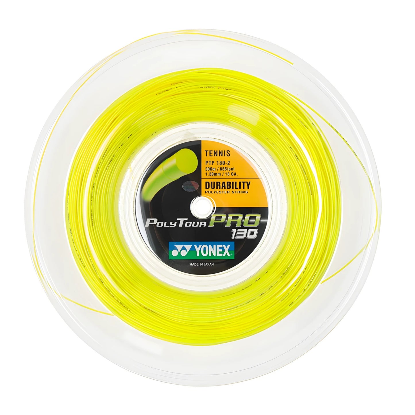 YONEX STRING POLYTOUR PRO 1.30MM 16G YEL REEL