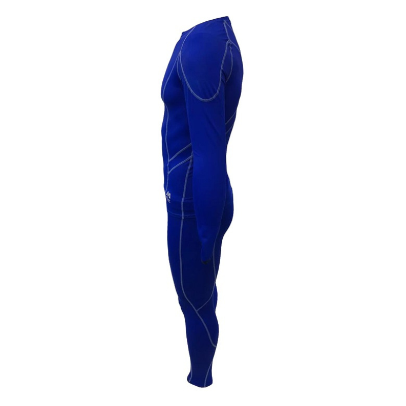 MITZUMA COMPRESSION LONG SLEEVE SET TOP AND PANTS BLU