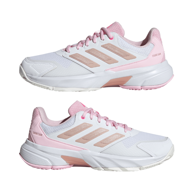 ADIDAS SHOE COURTJAM CONTROL 3 WN WHITE/ LUCID PINK (AW25)