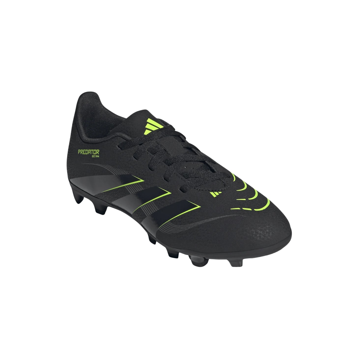 ADIDAS BOOT KID PREDATOR CLUB FG/MG CORE BLACK/LUCID LEMON (AW25)