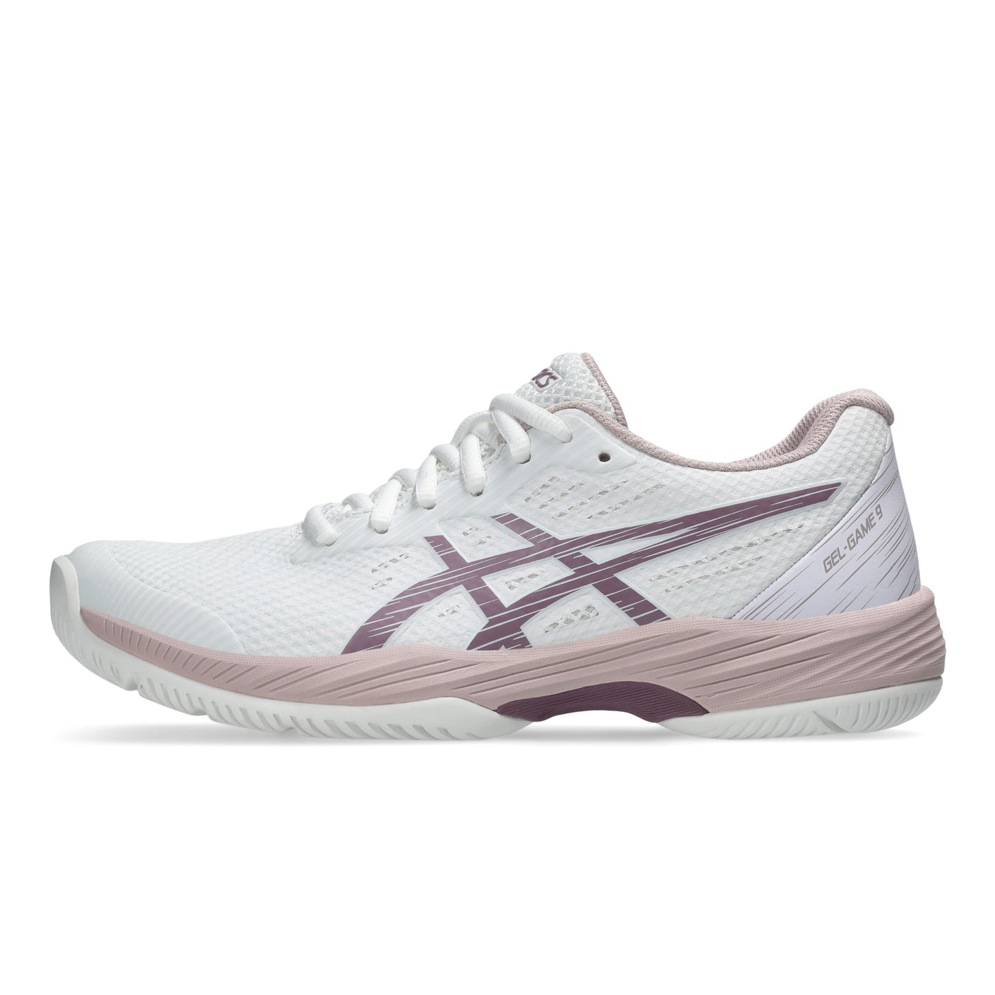 ASICS SHOE G-GAME 9 WN WHITE/DUSTY MAUVE (AW24)