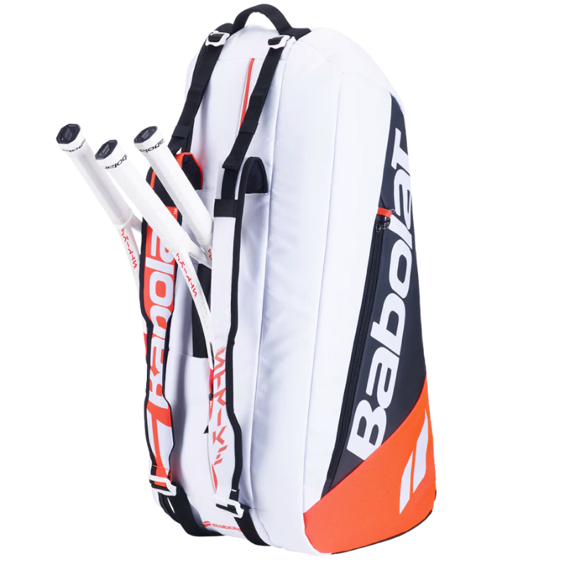 BABOLAT BAG PURE STRIKE 6R WHITE/BLACK/RED