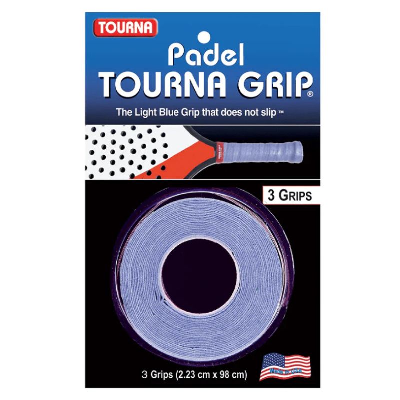 TOURNA GRIP OVERGRIP PADEL DRY FEEL BLUE (3)