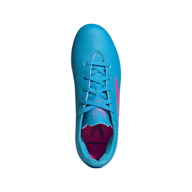 ADIDAS BOOT KID X SPEEDFLOW.4 FXG BLU/PNK (SS22)