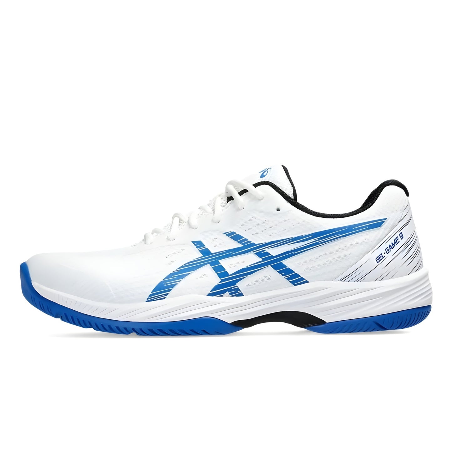 ASICS SHOE G-GAME 9 MN WHITE/TUNA BLUE (SS24)